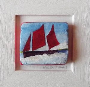 Driftwood: Three Red Sails